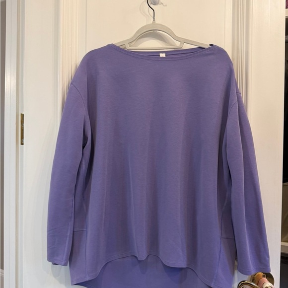 lululemon athletica Tops - lululemon athletica Purple boatneck top